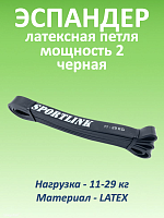 Резиновая петля 11-29 кг (латекс), черная
